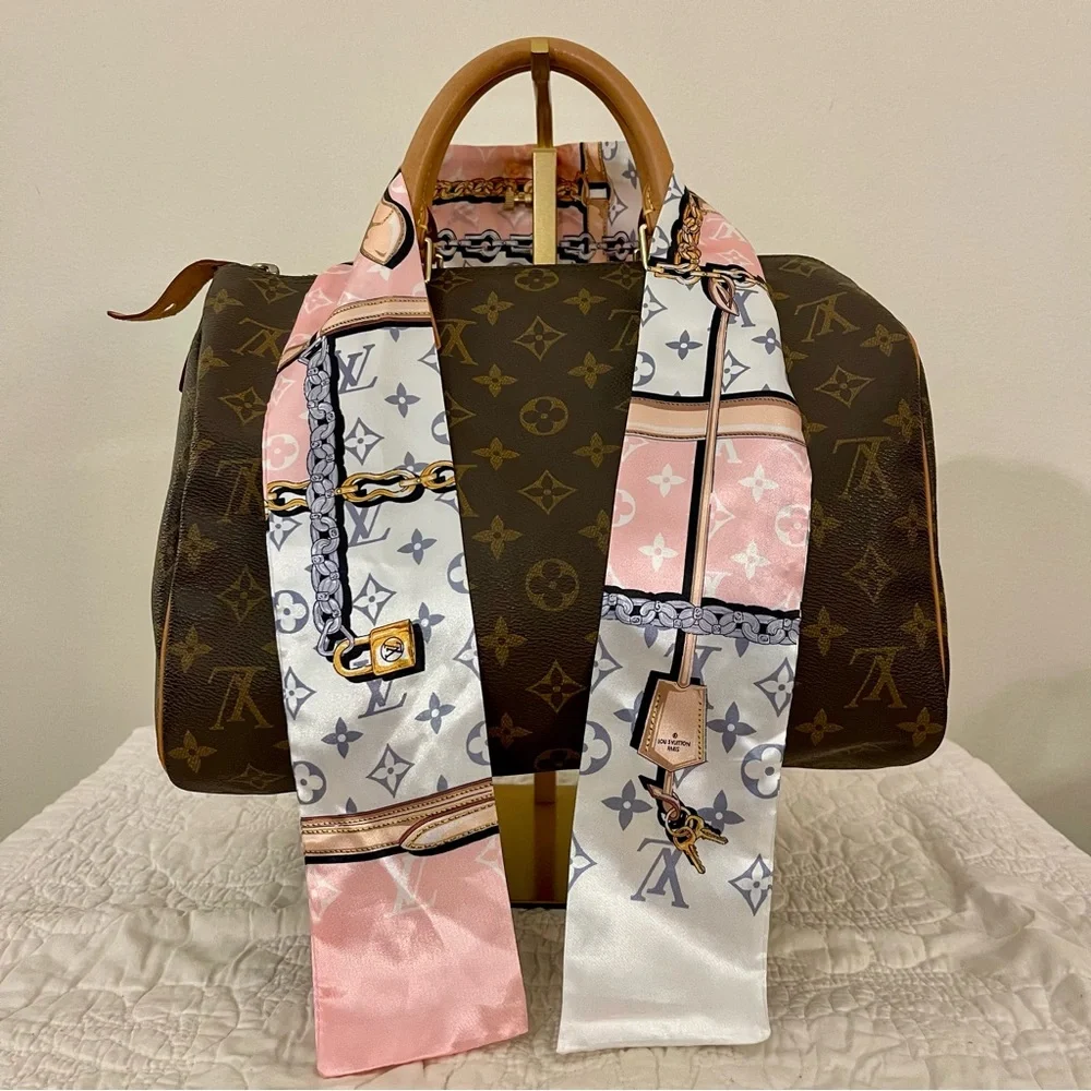 Pink Designer Women's Twilly Scarf